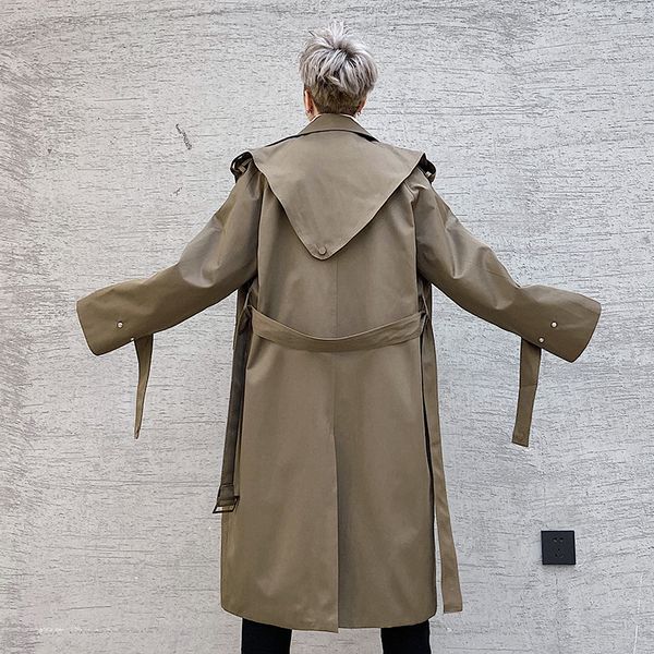 pure color long coat casual all-match fashion loose windbreaker autumn hip-hop outer wear streetwear jacket c1115, Gray
pure color long coat casual all-match fashion loose windbreaker autumn hip-hop outer wear streetwear jacket c1115, Gray