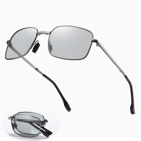 sunglasses male pochromic collapsible polarized full rim rectangle foldable men women retro classic uv 400, White;black
sunglasses male pochromic collapsible polarized full rim rectangle foldable men women retro classic uv 400, White;black