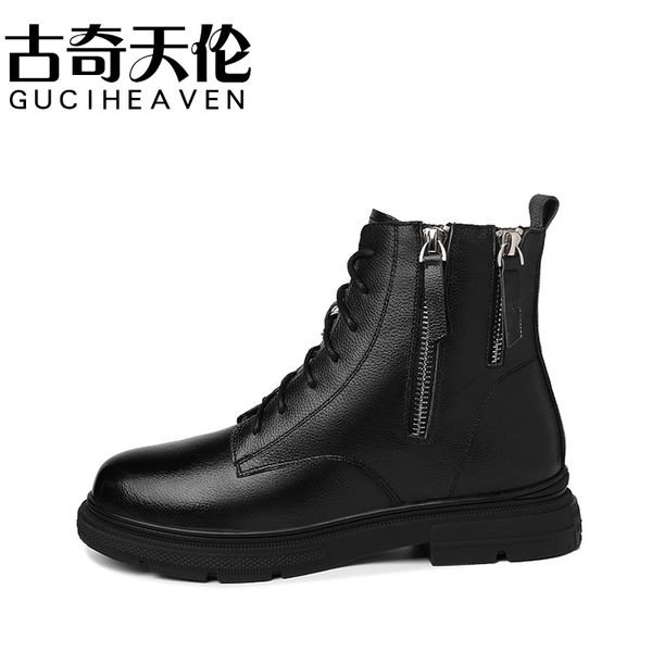 autumn new antique style round head lace-up martin boots side zipper solid color ankle boots waterproof platform women's shoes #5265 35, Black
autumn new antique style round head lace-up martin boots side zipper solid color ankle boots waterproof platform women's shoes #5265 35, Black
