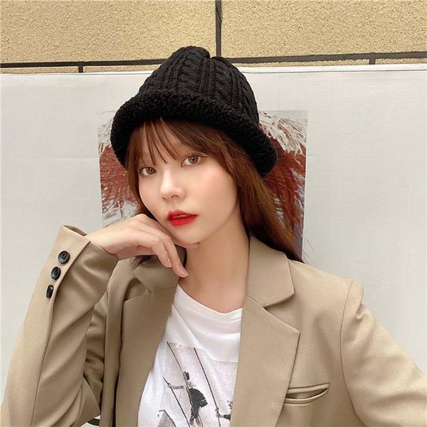 beanie/skull caps korean twist knitted hat candy color thick wool cap wild curled ear protection warm autumn winter, Blue;gray
beanie/skull caps korean twist knitted hat candy color thick wool cap wild curled ear protection warm autumn winter, Blue;gray