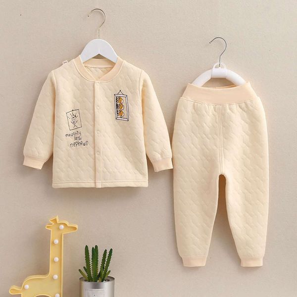 yuanzhongkui autumn and winter cardigan baby pajamas with cotton thickened children's warm suit, Blue;red
yuanzhongkui autumn and winter cardigan baby pajamas with cotton thickened children's warm suit, Blue;red
