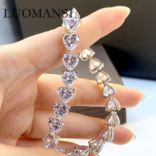 luomansi 100% 925 sterling silver real moissanite gemstone bracelet wedding party diamond high jewelry q1218, Golden;silver
luomansi 100% 925 sterling silver real moissanite gemstone bracelet wedding party diamond high jewelry q1218, Golden;silver