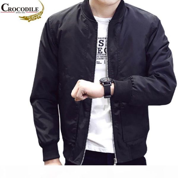 crocodile brand men's jackets and coats 2020 new spring menswear jacket men outdoors clothes casual mens wind breaker outerwear, Black;brown
crocodile brand men's jackets and coats 2020 new spring menswear jacket men outdoors clothes casual mens wind breaker outerwear, Black;brown