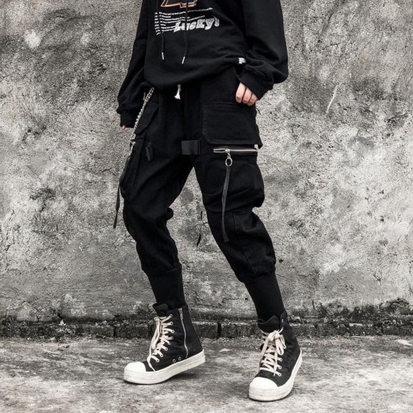 guochao overalls men's leggings high street fashion brand hip hop loose harem banded casual capris, Blue
guochao overalls men's leggings high street fashion brand hip hop loose harem banded casual capris, Blue