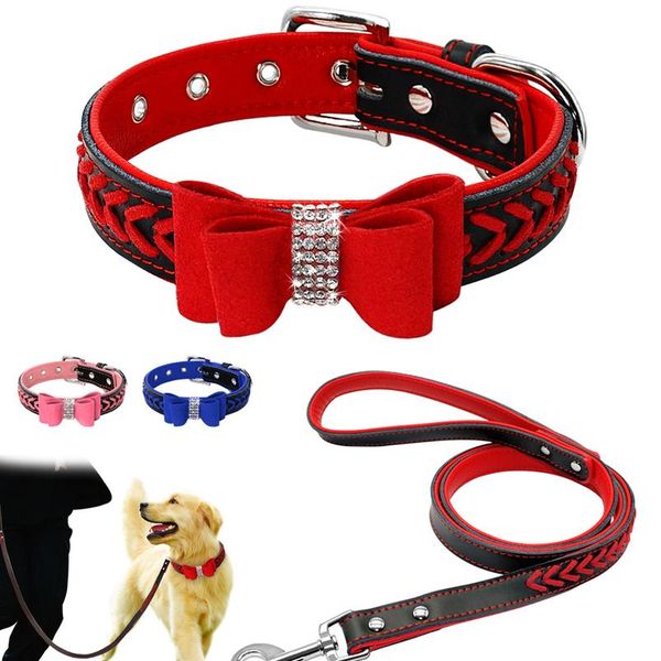 cute rhinstone small puppy cat dog collar leash set braided bowknot collars lead for small medium dogs chihuahua yorki bbyhfa
cute rhinstone small puppy cat dog collar leash set braided bowknot collars lead for small medium dogs chihuahua yorki bbyhfa
