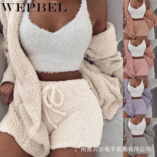 women autumn winter suit set plush casual sports 2 piece set ladies long sleeve open jacket + shorts suit tracksuit q1210, Black;white
women autumn winter suit set plush casual sports 2 piece set ladies long sleeve open jacket + shorts suit tracksuit q1210, Black;white