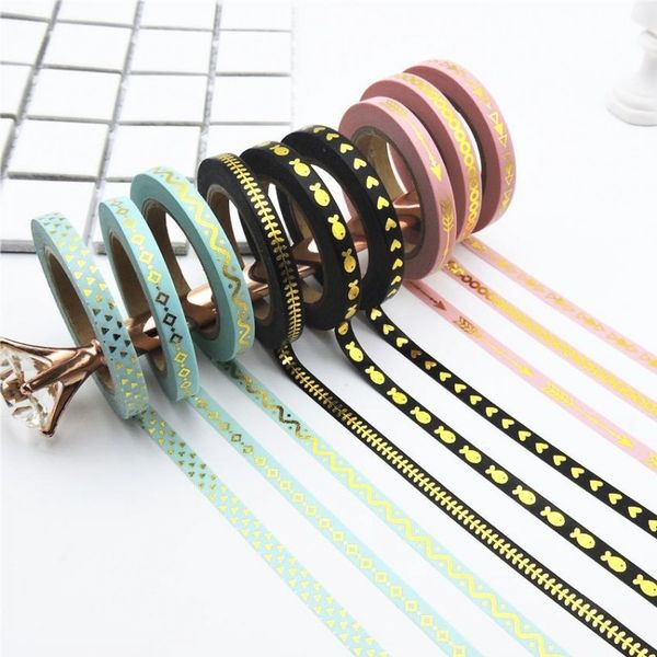 quality stationery 5mm*10m foil washi tape set diy scrapbooking p album school tools scrapbook paper stickers gift
quality stationery 5mm*10m foil washi tape set diy scrapbooking p album school tools scrapbook paper stickers gift