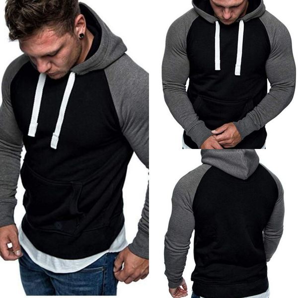 2021 new loose male mens sleeve long crew sweatshirts spring hooded neck fashion casual apparel hoodies lhuou, Black
2021 new loose male mens sleeve long crew sweatshirts spring hooded neck fashion casual apparel hoodies lhuou, Black