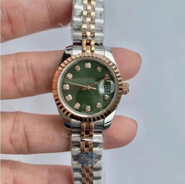 women watch diamond fashion rose gold ladies dress watch 28mm mechanical automatic women's watches stainless steel strap bracelet wrist, Slivery;brown
women watch diamond fashion rose gold ladies dress watch 28mm mechanical automatic women's watches stainless steel strap bracelet wrist, Slivery;brown