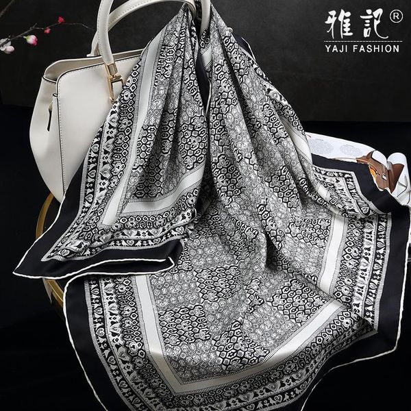 scarves 100% twill silk square scarf printed large real pure shawl ladies spring autumn winter summer, Blue;gray
scarves 100% twill silk square scarf printed large real pure shawl ladies spring autumn winter summer, Blue;gray