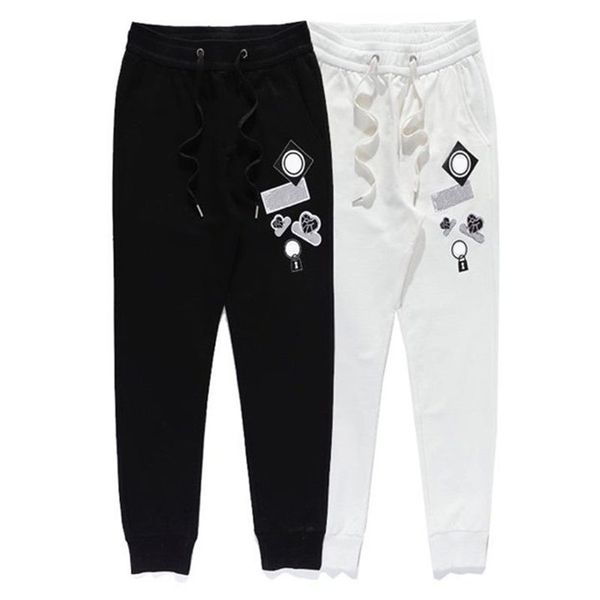 mens jogging pants high street joggers trousers drawstring outdoor fitness sweatpants men women embroidery track pant, Black
mens jogging pants high street joggers trousers drawstring outdoor fitness sweatpants men women embroidery track pant, Black