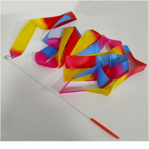2m 10colorful art gymnastic ballet streamer twirling rod stick gym ribbons dance ribbon rhythmic for gym training profes bbyccd 
2m 10colorful art gymnastic ballet streamer twirling rod stick gym ribbons dance ribbon rhythmic for gym training profes bbyccd