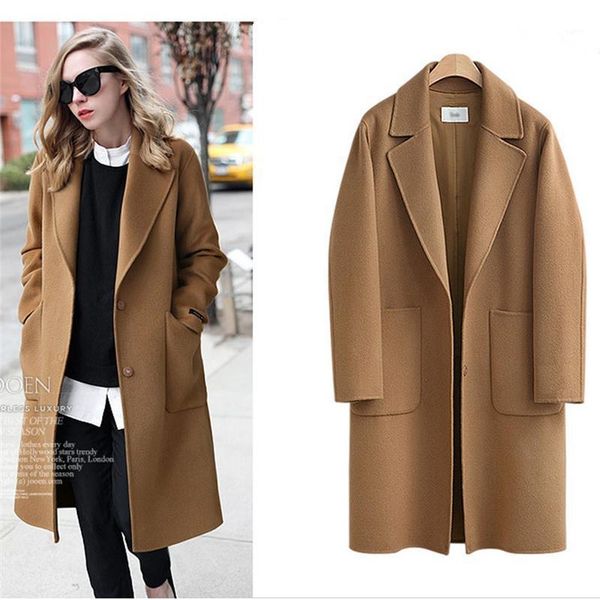2020 autumn winter women woolen jacket long wool coat women's woolen outerwear female windbreaker plus size m-5xl1, Black
2020 autumn winter women woolen jacket long wool coat women's woolen outerwear female windbreaker plus size m-5xl1, Black