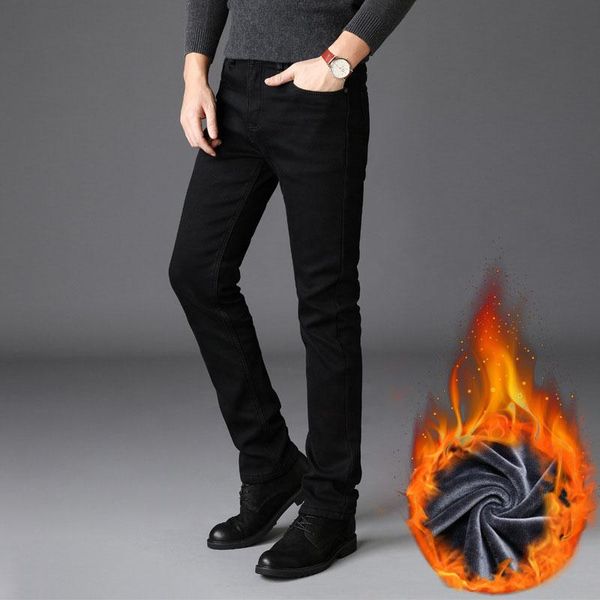 fashion winter autumn jeans men black slim fit stretch thick velvet pants warm casual fleece straight trousers male plus size, Blue
fashion winter autumn jeans men black slim fit stretch thick velvet pants warm casual fleece straight trousers male plus size, Blue