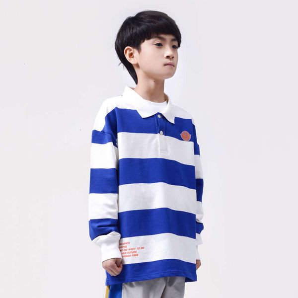2020 fall dk hip fashion hop boys' polo shirt middle school kids' loose stripe sweater, Black
2020 fall dk hip fashion hop boys' polo shirt middle school kids' loose stripe sweater, Black