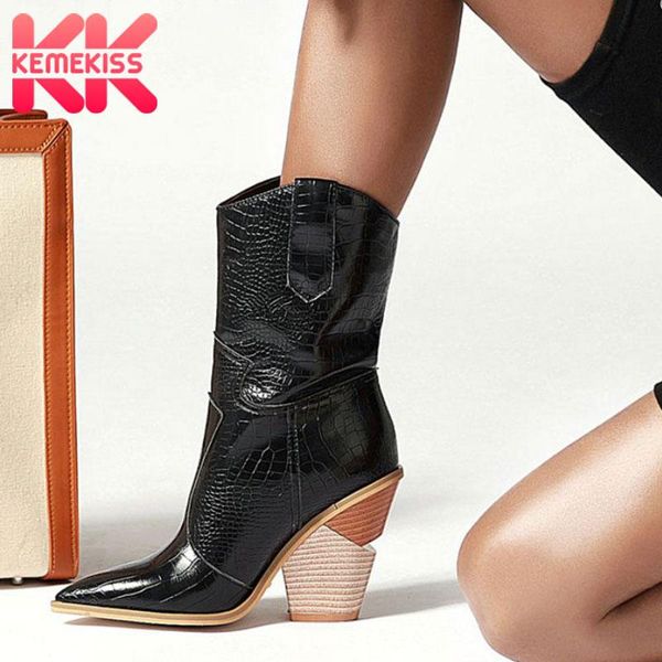 boots kemekiss size 34-48 half short ankle women winter high heels shoes western pointed toe autumn footwear, Black
boots kemekiss size 34-48 half short ankle women winter high heels shoes western pointed toe autumn footwear, Black