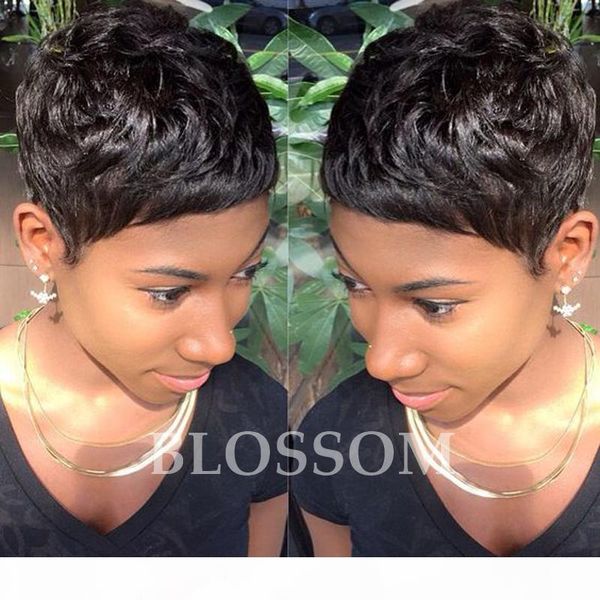 new sale 130% density none full lace wig glueless brazilian virgin human natural hair short wigs for black women, Black;brown
new sale 130% density none full lace wig glueless brazilian virgin human natural hair short wigs for black women, Black;brown