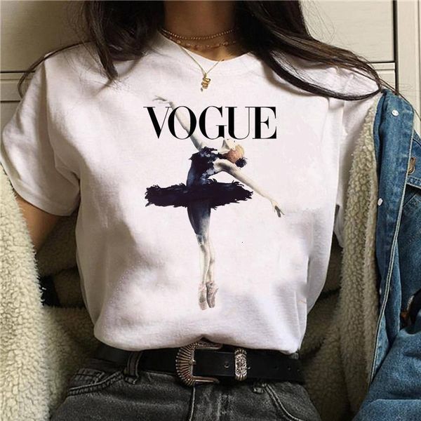 vogue ballet t shirt aesthetic women fashion girls 90s tshirt harajuku ulzzang print graphic summer t-shirt female, White
vogue ballet t shirt aesthetic women fashion girls 90s tshirt harajuku ulzzang print graphic summer t-shirt female, White