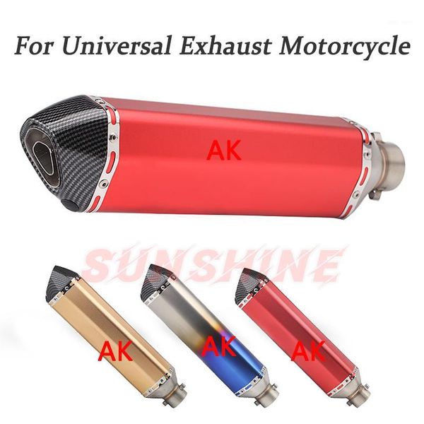 470mm motorcycle pitbike exhaust echappement escape moto muffler racing motorcross modified pipe for cb1000r cbr250r er6n rc3901
470mm motorcycle pitbike exhaust echappement escape moto muffler racing motorcross modified pipe for cb1000r cbr250r er6n rc3901