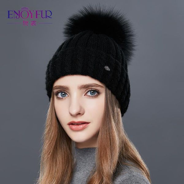 beanie/skull caps enjoyfur natural raccoon fur pom poms hat female warm wool women's cap twist-type knitted girl winter hats 2021 skull, Blue;gray
beanie/skull caps enjoyfur natural raccoon fur pom poms hat female warm wool women's cap twist-type knitted girl winter hats 2021 skull, Blue;gray