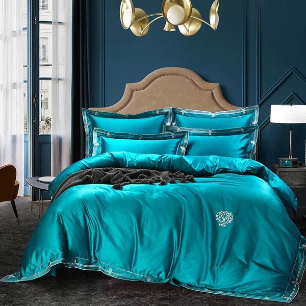 luxury 100s cotton bedlinen for wedding bedding set embroidery bed sheet, quilt cover pillowcase
luxury 100s cotton bedlinen for wedding bedding set embroidery bed sheet, quilt cover pillowcase