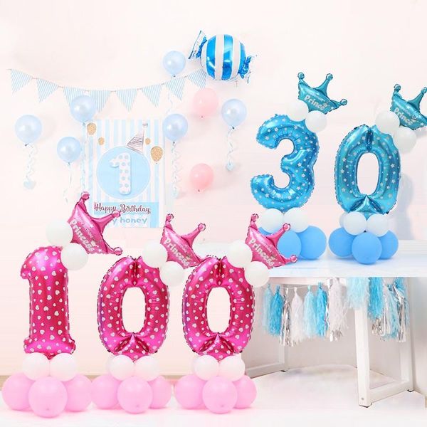 24pcs/set crown number ballons kid anniversary 1st birthday decorations princess prince boy girl baloon happy birthday balloon jllaeh
24pcs/set crown number ballons kid anniversary 1st birthday decorations princess prince boy girl baloon happy birthday balloon jllaeh