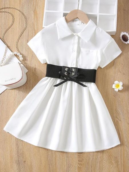 toddler girls patched pocket grommet lace up belted shirt dress she, Red;yellow
toddler girls patched pocket grommet lace up belted shirt dress she, Red;yellow