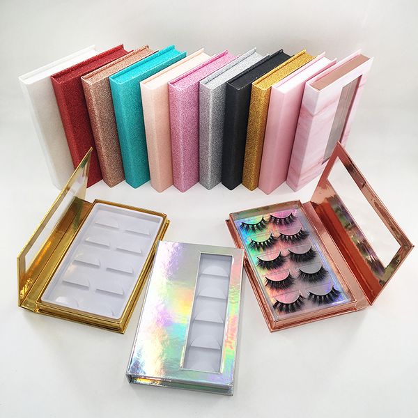 glitter 5 pairs lash packaging book natural 3d 5d mink eye lashes custom logo lash box with 25mm eyelashes
glitter 5 pairs lash packaging book natural 3d 5d mink eye lashes custom logo lash box with 25mm eyelashes