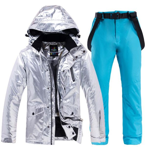 skiing jackets silver ski suit men women snowsuit winter outdoor sportswear clothing waterproof warm thick snowboard jacket pant set
skiing jackets silver ski suit men women snowsuit winter outdoor sportswear clothing waterproof warm thick snowboard jacket pant set