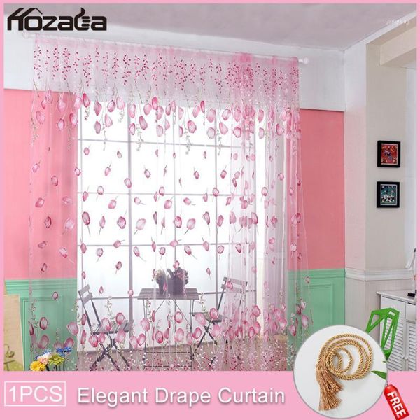 hozada 1pc curtains window curtains tulip flower printed draperies grommet home decor window tulle curt 100x200cm1
hozada 1pc curtains window curtains tulip flower printed draperies grommet home decor window tulle curt 100x200cm1