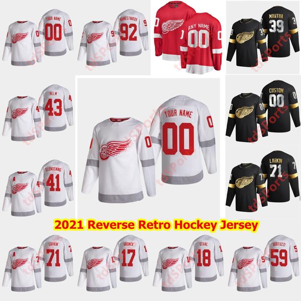 detroit red wings 2021 reverse retro hockey jersey dylan larkin tyler bertuzzi anthony mantha justin abdelkader jimmy howard custom stitched, Black;red
detroit red wings 2021 reverse retro hockey jersey dylan larkin tyler bertuzzi anthony mantha justin abdelkader jimmy howard custom stitched, Black;red