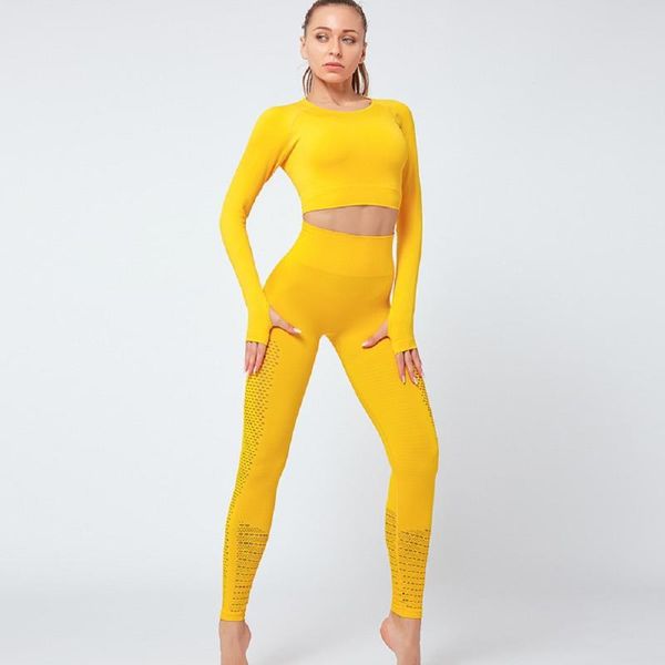 women seamless yoga set fitness sports suits long sleeve shirts high waist running leggings quick dry gym solid workout clothing, White;red
women seamless yoga set fitness sports suits long sleeve shirts high waist running leggings quick dry gym solid workout clothing, White;red