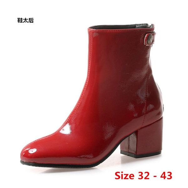 boots spring autumn high heel ankle women short woman shoes botas muje big size 32 - 43, Black
boots spring autumn high heel ankle women short woman shoes botas muje big size 32 - 43, Black