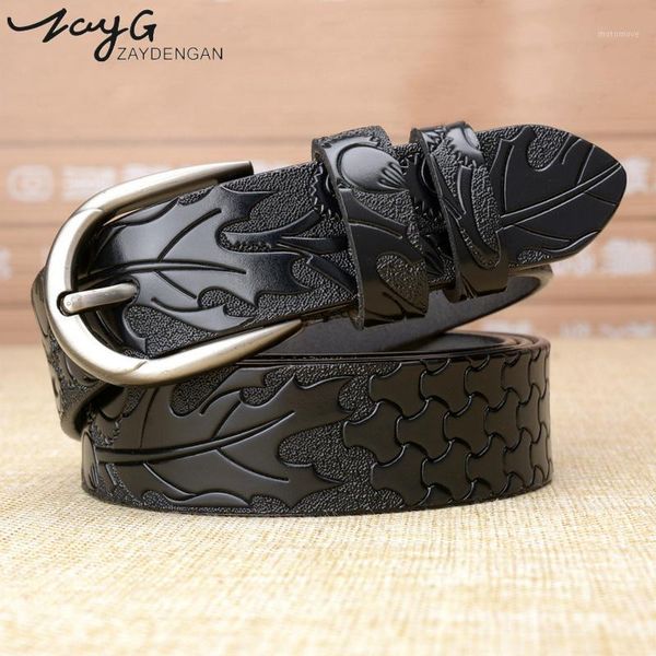 zayg new cow women fashion luxury embossing leather belts for women jeans strap female pin buckle cintos feminios1, Black;brown
zayg new cow women fashion luxury embossing leather belts for women jeans strap female pin buckle cintos feminios1, Black;brown