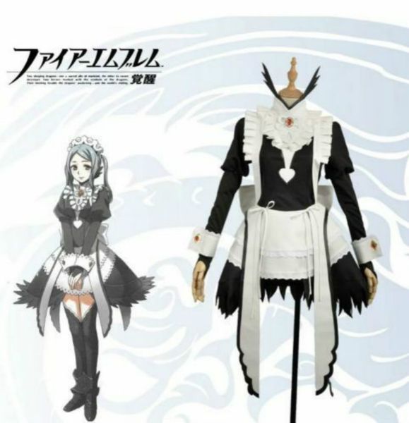 new: fire emblem fates felicia dress cosplay costume custom black white gown
new: fire emblem fates felicia dress cosplay costume custom black white gown