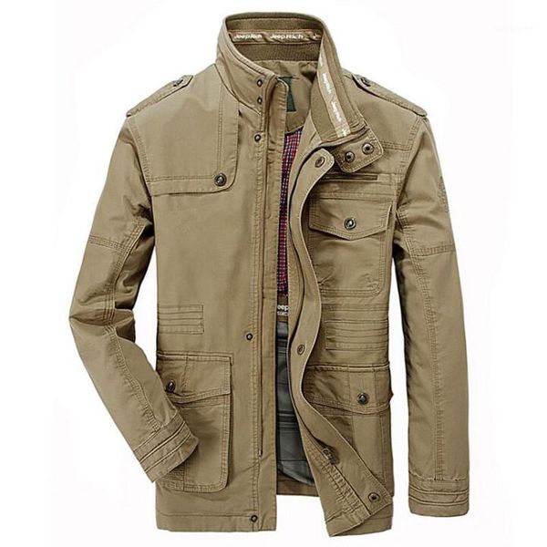 2020 spring and autumn men's long jacket middle-aged multi-pocket loose jacket casual men large size 6xl 7xl1, Black;brown
2020 spring and autumn men's long jacket middle-aged multi-pocket loose jacket casual men large size 6xl 7xl1, Black;brown