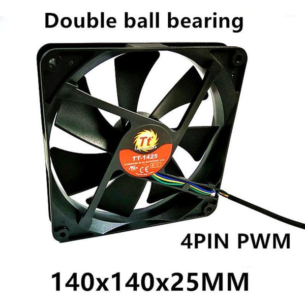 double ball bearing dc12v silent 140mm 14025 140x140x25mm chassis fan computer case fan 4pin pwm1
double ball bearing dc12v silent 140mm 14025 140x140x25mm chassis fan computer case fan 4pin pwm1