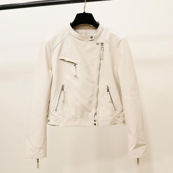 fashion brand leather jackets women rivet faux motorcrcle zipper soft leather coat female paragraph lapel pu jacket r1, Black;brown
fashion brand leather jackets women rivet faux motorcrcle zipper soft leather coat female paragraph lapel pu jacket r1, Black;brown