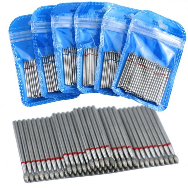 nail art equipment 50pc diamond drill bits set electric milling cutter for manicure dead skin remove burr accessoires tools, Silver
nail art equipment 50pc diamond drill bits set electric milling cutter for manicure dead skin remove burr accessoires tools, Silver