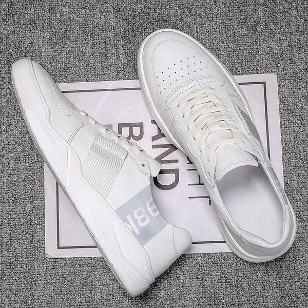 autumn tide genuine leather skate shoes male tide ventilation trend small white shoes male casual shoes sneakers zapatos hombre, Black
autumn tide genuine leather skate shoes male tide ventilation trend small white shoes male casual shoes sneakers zapatos hombre, Black