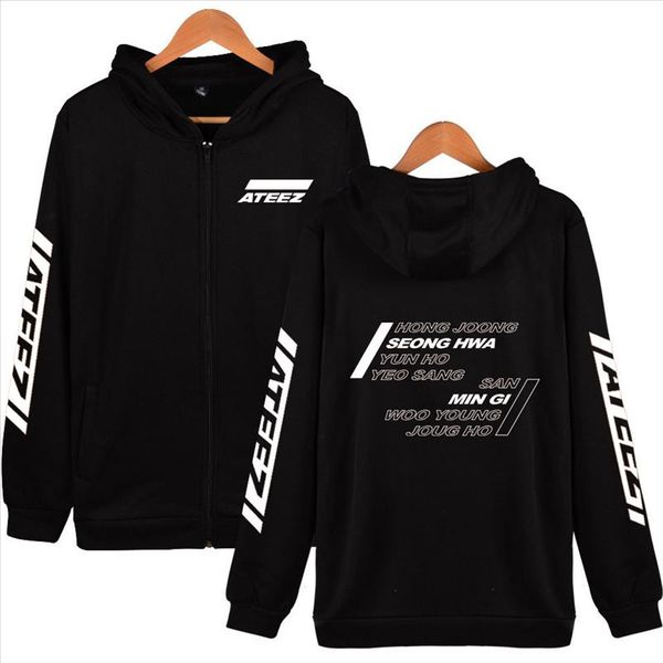 moletom kpop ateez album women men hoodies sweatshirts streetwear hip hop long sleeve hooded zipper jacket coat k pop clothes, Black
moletom kpop ateez album women men hoodies sweatshirts streetwear hip hop long sleeve hooded zipper jacket coat k pop clothes, Black