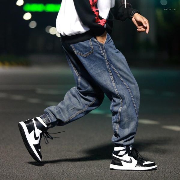 winter plus size male punk style baggy denim pants men fashion streetwear harem jeans hip hop swag skateboard joggers fsh251, Blue
winter plus size male punk style baggy denim pants men fashion streetwear harem jeans hip hop swag skateboard joggers fsh251, Blue