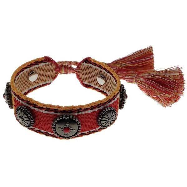 2020 new brand designer jewelry woven friendship bracelets a set of 2pcs one with embroidered signature the other with antique metal 2lzbk, Black
2020 new brand designer jewelry woven friendship bracelets a set of 2pcs one with embroidered signature the other with antique metal 2lzbk, Black