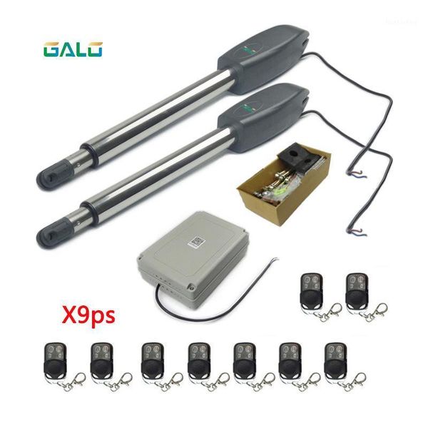 

fingerprint access control wireless remote heavy duty 400kg dual gate's 24vdc swing gate opener motor operator input ac100~2401