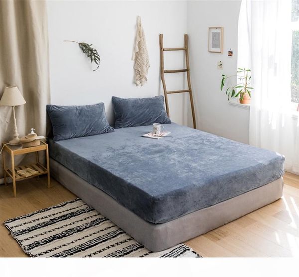 fitted sheet flat sheet fuzz mattress cover solid color bedding winter warm bed sheets with elastic band double size
fitted sheet flat sheet fuzz mattress cover solid color bedding winter warm bed sheets with elastic band double size