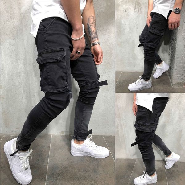 men's casual harem pant high street hip hop male big pocket slim fit cargo trousers biker pant jogger sweatpants, Blue
men's casual harem pant high street hip hop male big pocket slim fit cargo trousers biker pant jogger sweatpants, Blue
