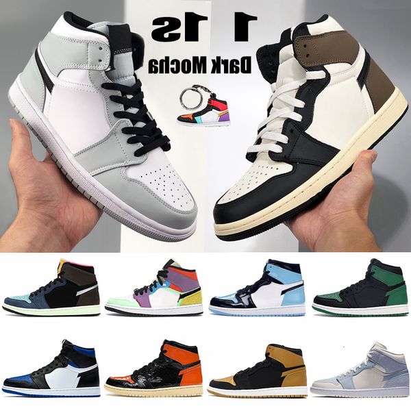new 1 1s jumpman men basketball shoes dark mocha tokyo bio hack mid light smoke grey chicago toe unc mens trainers women sneakers
new 1 1s jumpman men basketball shoes dark mocha tokyo bio hack mid light smoke grey chicago toe unc mens trainers women sneakers