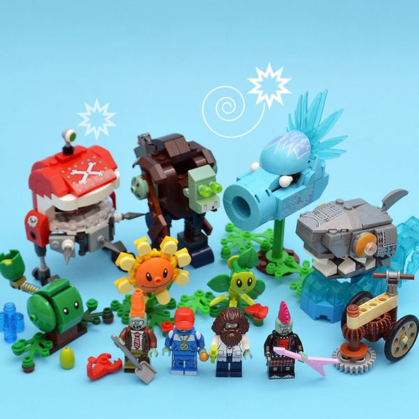 plants vs. assembled building blocks pea shark cartoon fun puzzle toys for children
plants vs. assembled building blocks pea shark cartoon fun puzzle toys for children