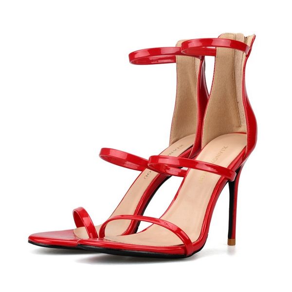 genuine big leather sheepskin sheep sandals new fashion will see office women's open toe thin high heels shoes h0030 psxp, Black
genuine big leather sheepskin sheep sandals new fashion will see office women's open toe thin high heels shoes h0030 psxp, Black