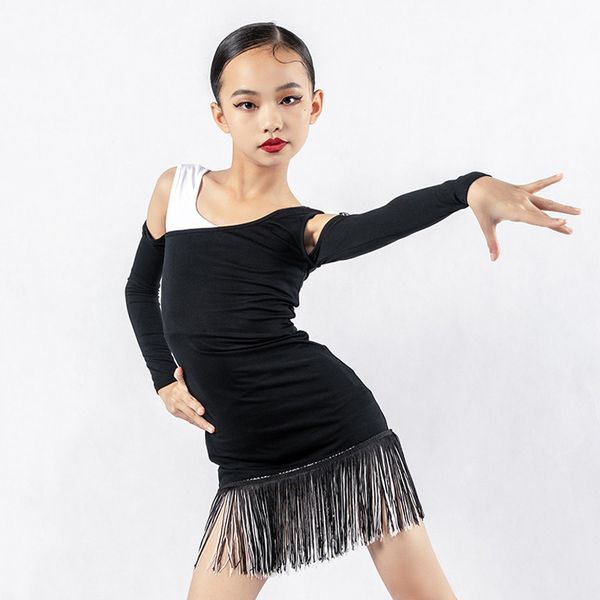 designer dress fringe latin dance dress girls ballroom dance clothes tap dancewear salsa dance outfit european clothing jl2559, Black;red
designer dress fringe latin dance dress girls ballroom dance clothes tap dancewear salsa dance outfit european clothing jl2559, Black;red
